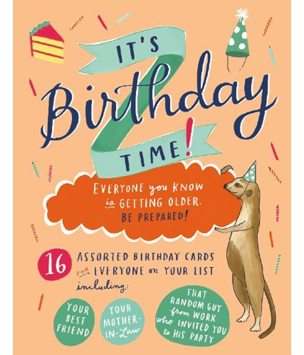 Паперова книга «It's Birthday Time Greeting Assortment Boxed Notecards» - фото №1