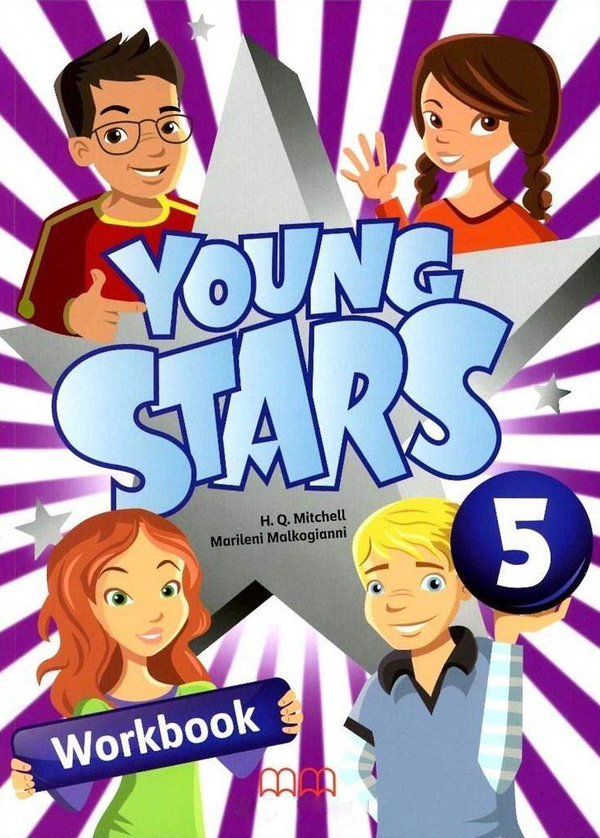 Бумажная книга «Young Stars 5. Workbook (+CD-ROM)», авторов Гарольд Квинтон Митчелл, Марилени Малкогианни - фото №1