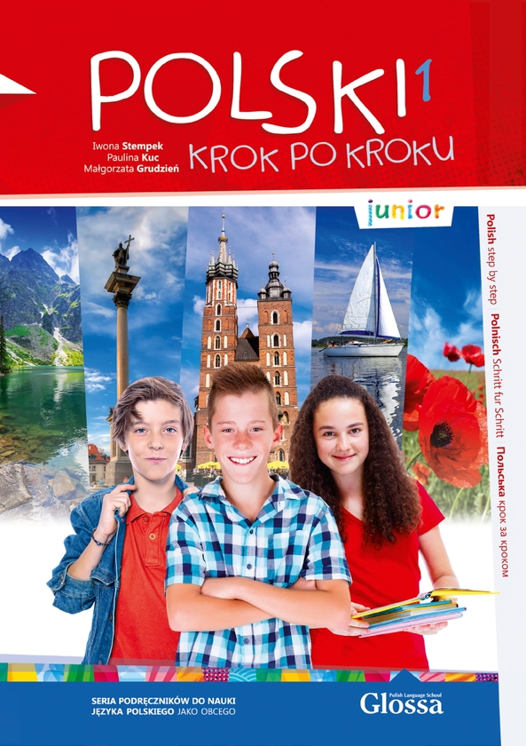 Паперова книга «Polski. Junior 1. Krok po kroku. Podręcznik studenta», авторів Ивона Стемпек, Пауліна Куч, Малгожата Грудзень - фото №1