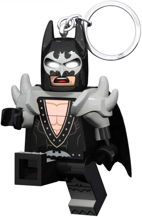  «Брелок-фонарик LEGO Batman Movie Бэтмен - глэм-рокер (LGL-KE103G)», бренда LEGO - фото №1