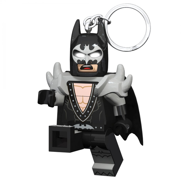  «Брелок-фонарик LEGO Batman Movie Бэтмен - глэм-рокер (LGL-KE103G)», бренда LEGO - фото №1
