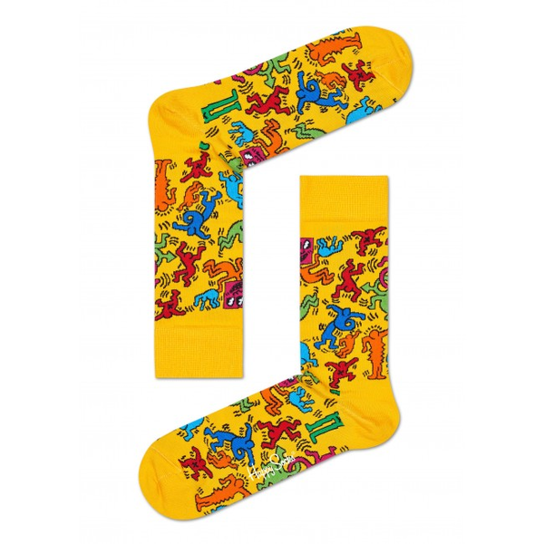  «Носки Happy Socks Keith Haring Sock Box Set 3 пары 41-46 р (XKEH08-4000)», бренда Happy Socks - фото №1