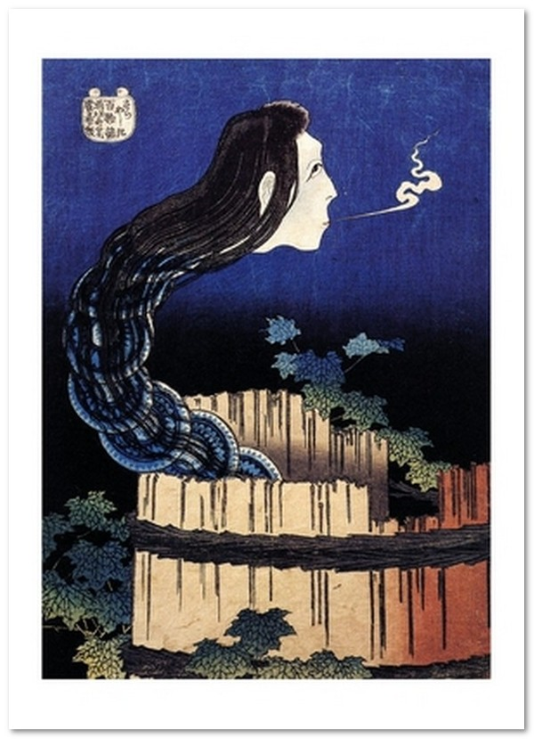  «Открытка Katsushika Hokusai — A Woman Ghost Appeared from a Well (KH06)», бренда Artistic Card - фото №1