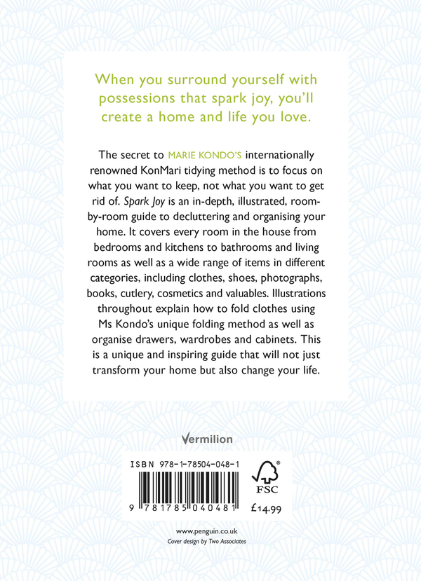 Паперова книга «Spark Joy. An Illustrated Guide to the Japanese Art of Tidying», автор Марі Кондо - фото №1