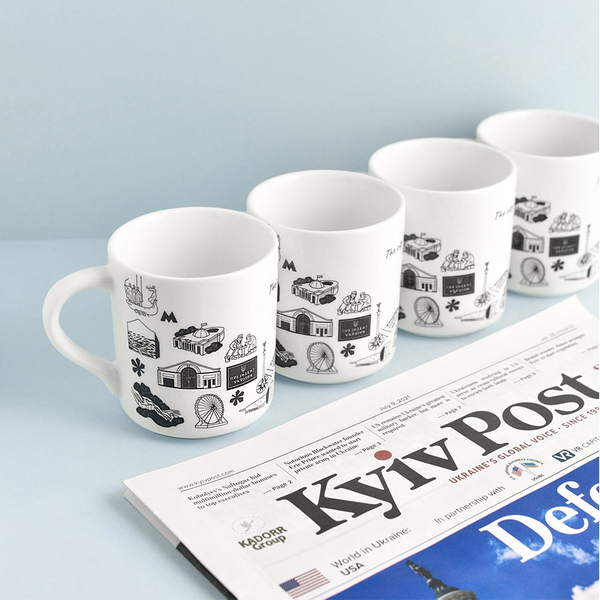  «Чашка порцелянова Wonders Kyiv city біла (wonders-0012)», бренда Wonders - фото №1