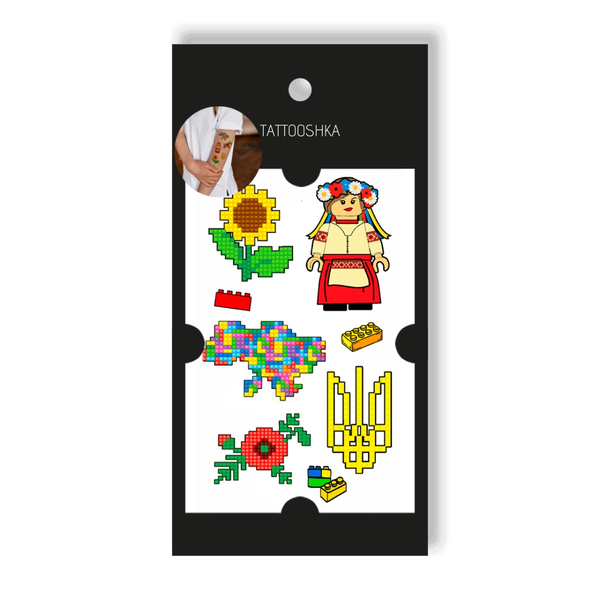 «Тимчасове тату Tattoshka Міні конструктор (L-59)», бренда Tattooshka - фото №1