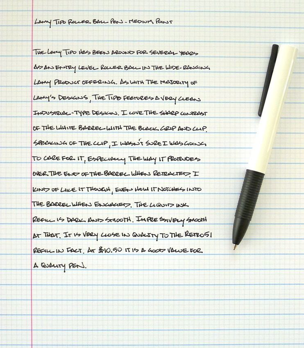«Ручка-роллер Lamy Tipo Белая (4031803)», бренда Lamy - фото №1