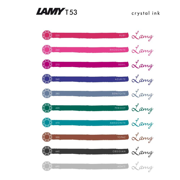 «Чорнило Lamy Crystal T53 Ruby 220 30 мл (4033278)», бренду Lamy - фото №1