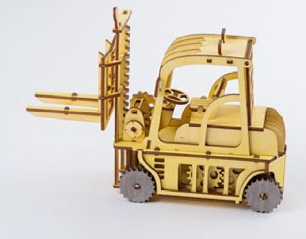 «Пазл 3D ekoGOODS Автопогрузчик ЛАН-30 (19871993)», бренда ekoGOODS - фото №1