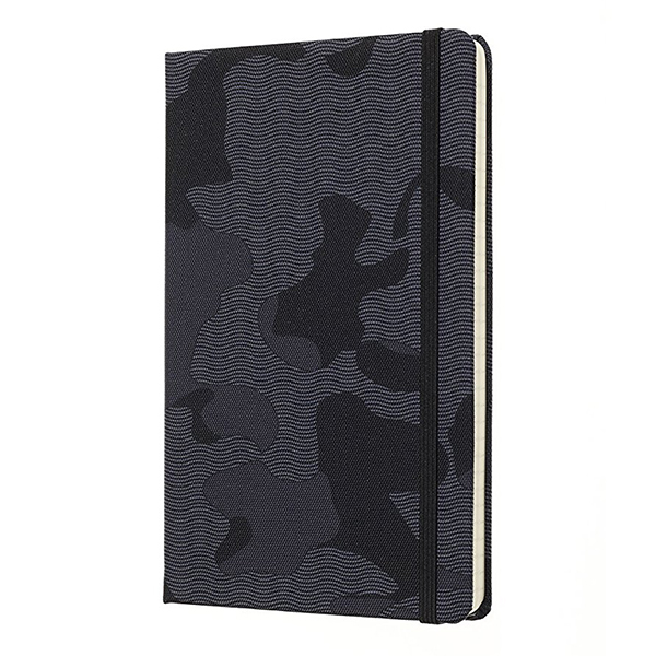  «Блокнот Moleskine Blend средний линия камуфляж черный (LCBD03QP060CAMOA)», бренда Moleskine - фото №1