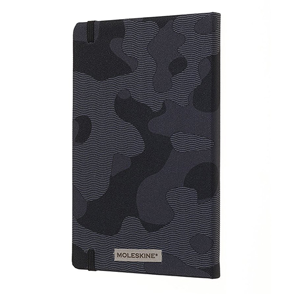  «Блокнот Moleskine Blend средний линия камуфляж черный (LCBD03QP060CAMOA)», бренда Moleskine - фото №1