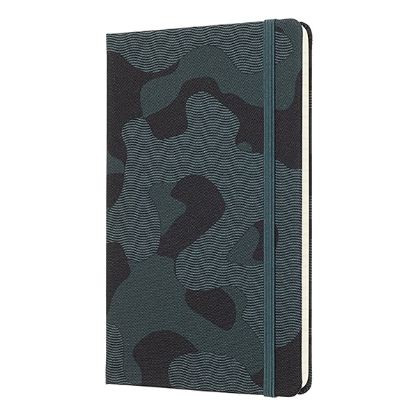  «Блокнот Moleskine Blend средний линия камуфляж зеленый (LCBD03QP060CAMOK)», бренда Moleskine - фото №1