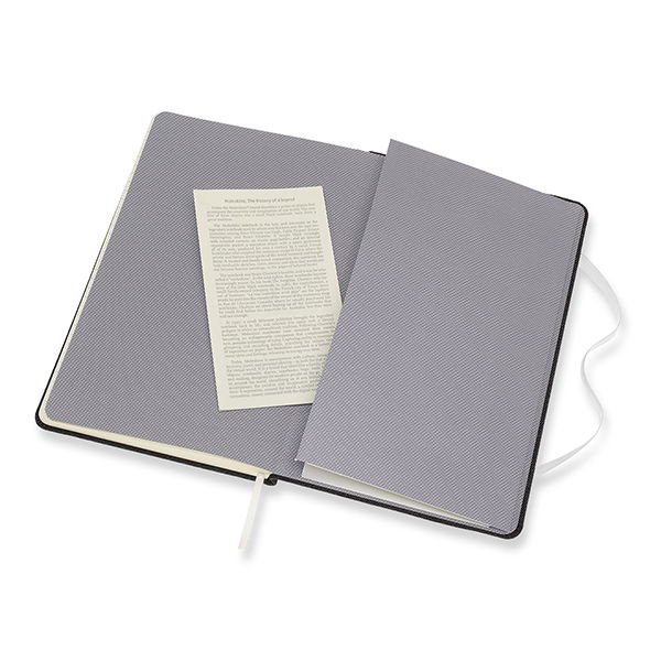  «Блокнот Moleskine Hand Wash средний черный (LCDNQP060H)», бренда Moleskine - фото №1