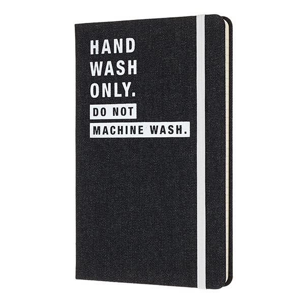  «Блокнот Moleskine Hand Wash средний черный (LCDNQP060H)», бренда Moleskine - фото №1