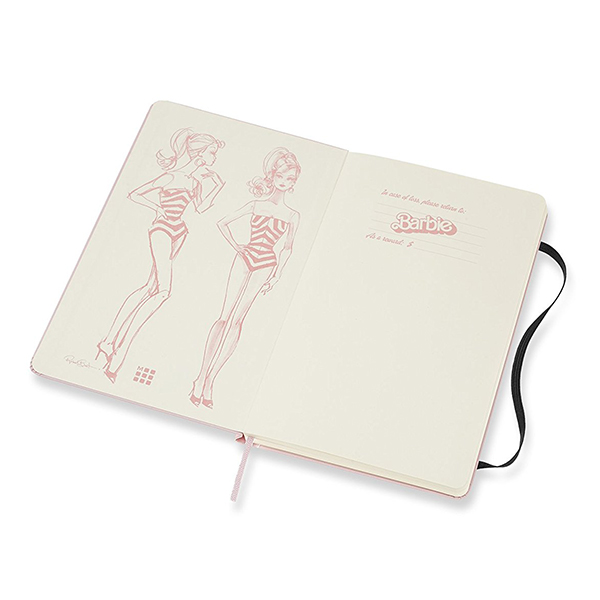  «Блокнот Moleskine Barbie середній нелінійований рожевий (LEBRQP062)», бренду Moleskine - фото №1