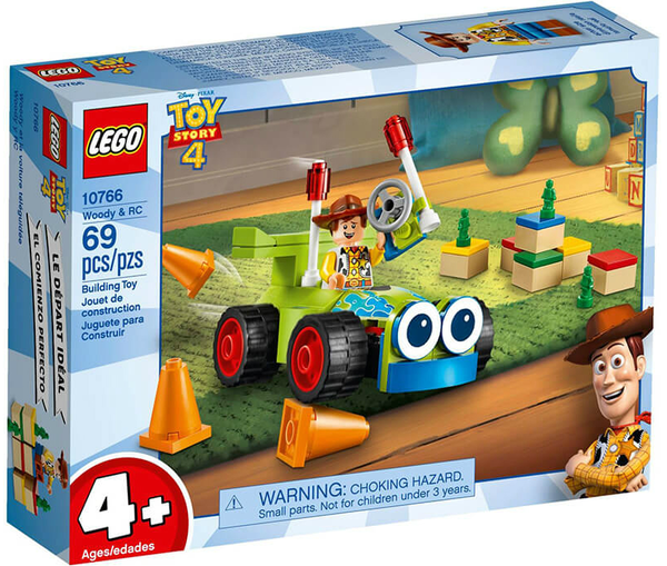  «Конструктор LEGO Toy Story Вуди на машине 69 деталей (10766)», бренда LEGO - фото №1