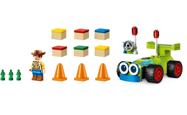  «Конструктор LEGO Toy Story Вуди на машине 69 деталей (10766)», бренда LEGO - фото №1