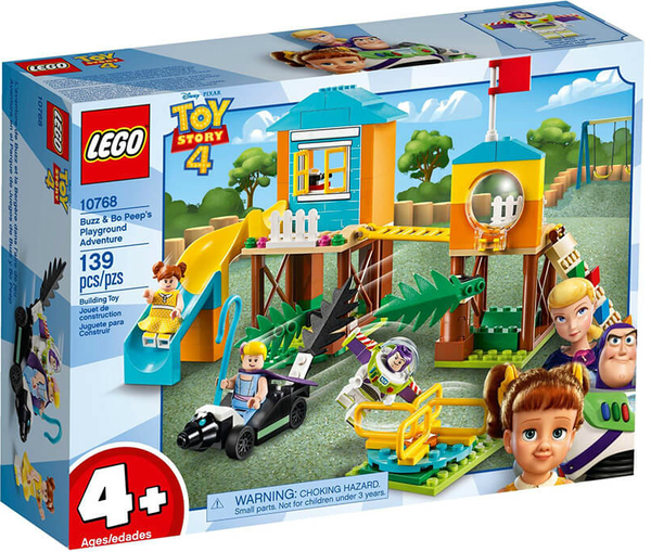  «Конструктор LEGO Toy Story 4 Пригода Базза і Бо Піпа на дитячому майданчику 139 деталей (10768)», бренду LEGO - фото №1
