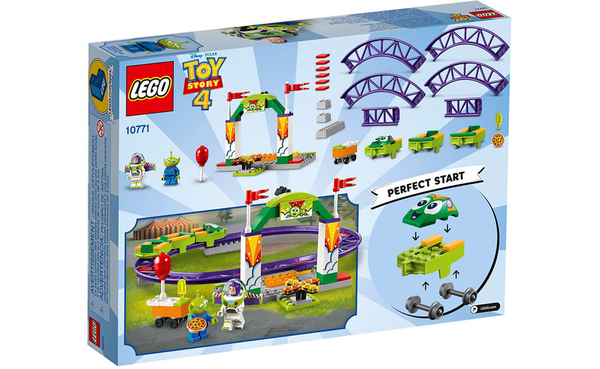  «Конструктор LEGO Toy Story 4 Карнавальные американские горки 98 деталей (10771)», бренда LEGO - фото №1