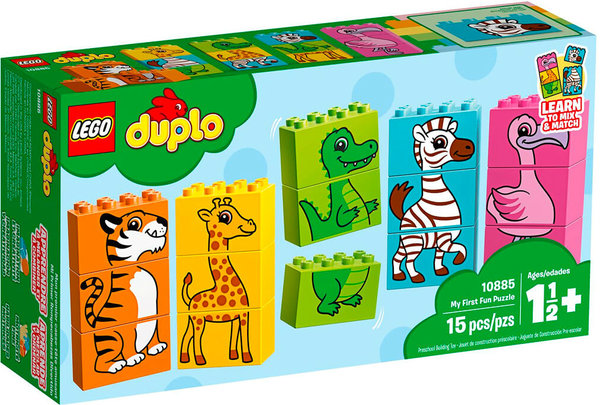  «Конструктор LEGO DUPLO Мой первый пазл 15 деталей (10885)», бренда LEGO - фото №1