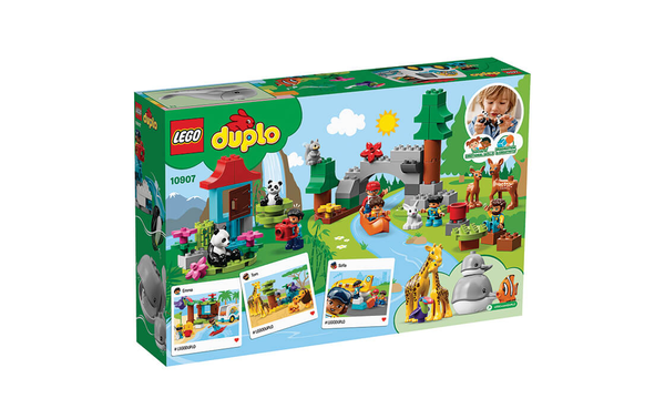 «Конструктор LEGO DUPLO Тварини світу 121 деталь (10907)», бренду LEGO - фото №1
