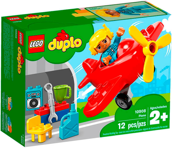  «Конструктор LEGO DUPLO Самолет 12 деталей (10908)», бренда LEGO - фото №1