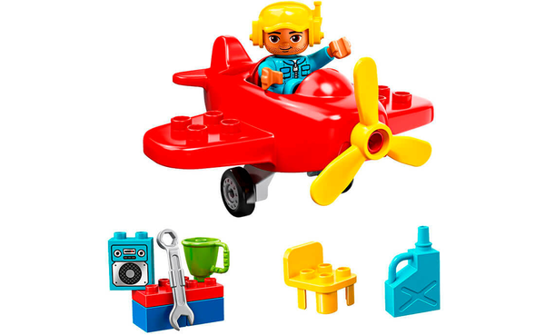 «Конструктор LEGO DUPLO Самолет 12 деталей (10908)», бренда LEGO - фото №1
