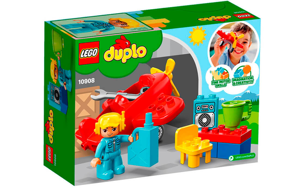  «Конструктор LEGO DUPLO Самолет 12 деталей (10908)», бренда LEGO - фото №1