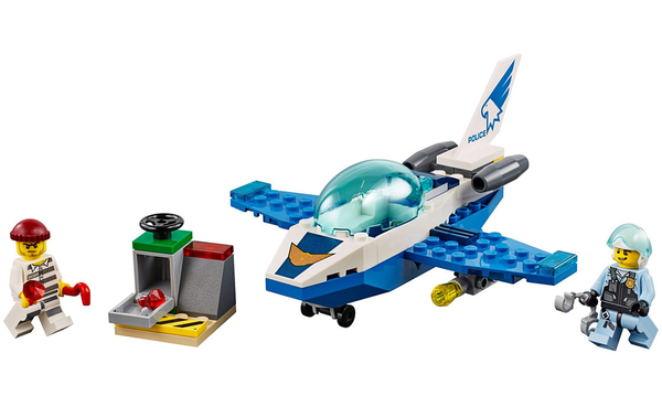  «Конструктор LEGO City Патрульный самолет 54 детали (60206)», бренда LEGO - фото №1