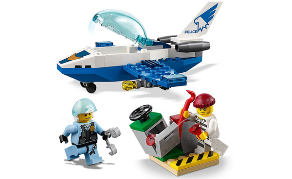  «Конструктор LEGO City Патрульный самолет 54 детали (60206)», бренда LEGO - фото №1