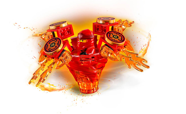  «Конструктор LEGO Ninjago Спин-джитсу Кай 97 деталей (70659)», бренда LEGO - фото №1