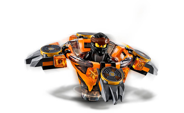  «Конструктор LEGO Ninjago Спин-джитсу Коул 117 деталей (70662)», бренда LEGO - фото №1