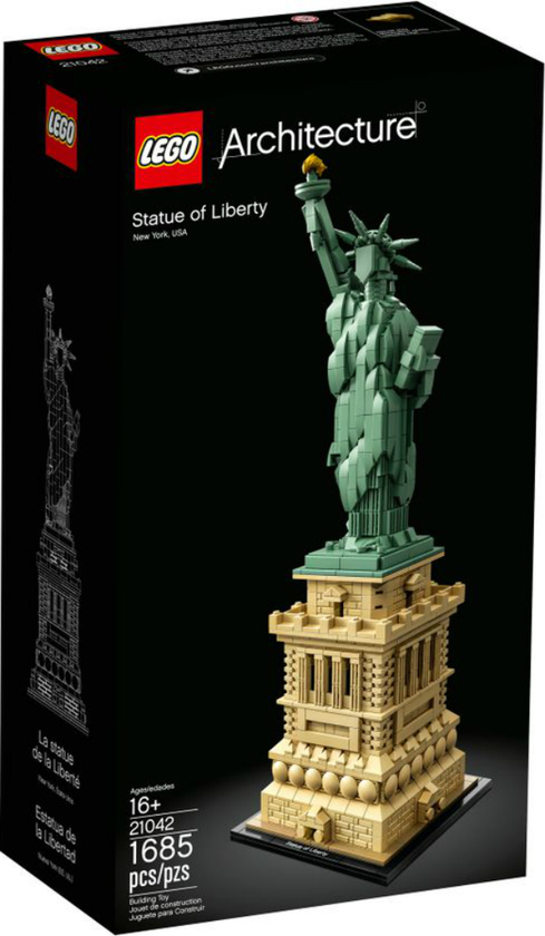  «Конструктор LEGO Architecture Статуя Свободы 1685 элементов (21042)», бренда LEGO - фото №1