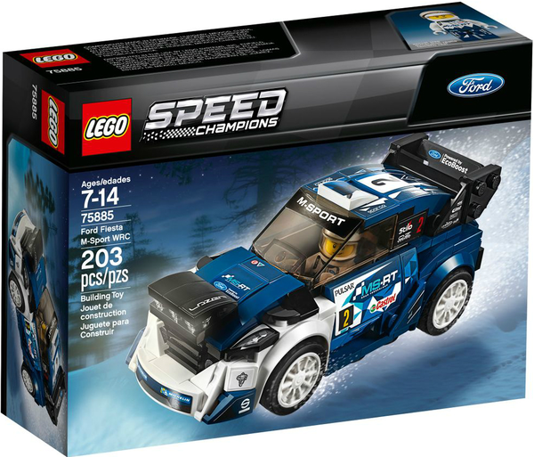 «Конструктор LEGO Speed Champions Автомобиль Ford Fiesta M-Sport WRC 203 детали (75885)», бренда LEGO - фото №1