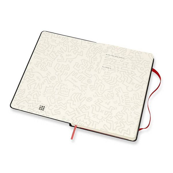  «Блокнот Moleskine Keith Haring черный (LEKH01QP060)», бренда Moleskine - фото №1