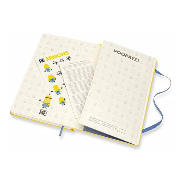 «Блокнот Moleskine Minions желтый (LEMI01QP060M10)», бренда Moleskine - фото №1
