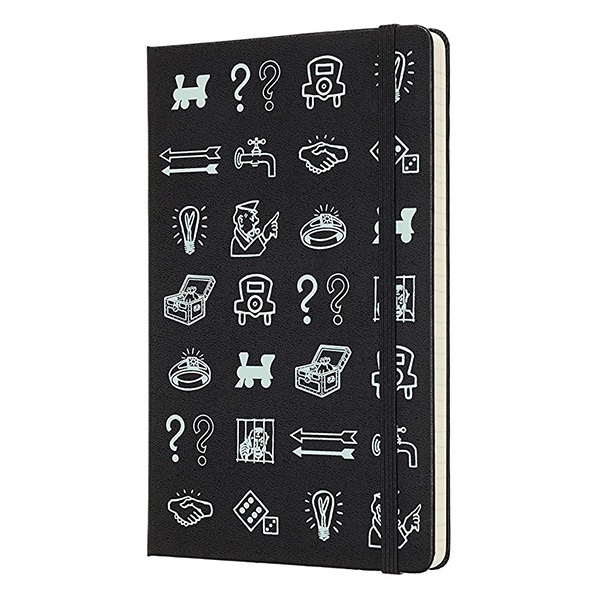  «Записник Moleskine Monopoly середній лінія чорний (LEMOQP060)», бренду Moleskine - фото №1