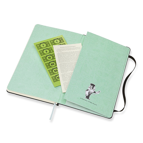  «Записник Moleskine Monopoly середній лінія чорний (LEMOQP060)», бренду Moleskine - фото №1