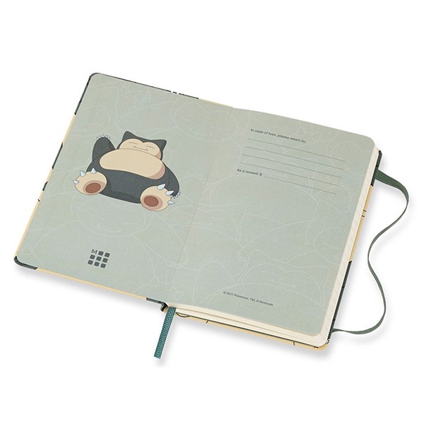  «Карманная записная книжка Moleskine Pokemon Снорлакс Линейка (LEPOMM710SL)», бренда Moleskine - фото №1