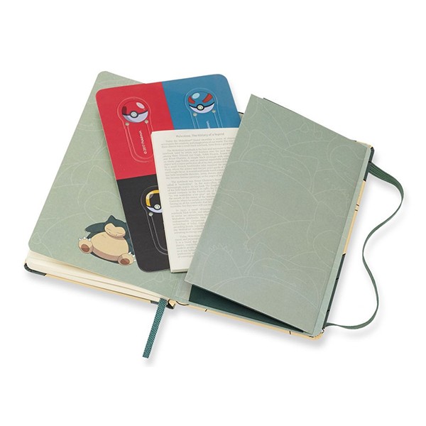  «Карманная записная книжка Moleskine Pokemon Снорлакс Линейка (LEPOMM710SL)», бренда Moleskine - фото №1