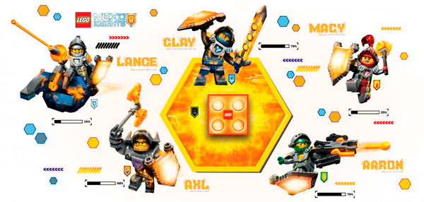  «Светодиодный ночник LEGO Nexo Knights (LGL-NI7)», бренда LEGO - фото №1