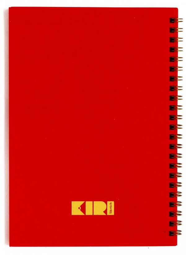  «Эко-скетчбук с красными листами "Lin Art" (13102-B)», бренда Kiri sketch - фото №1