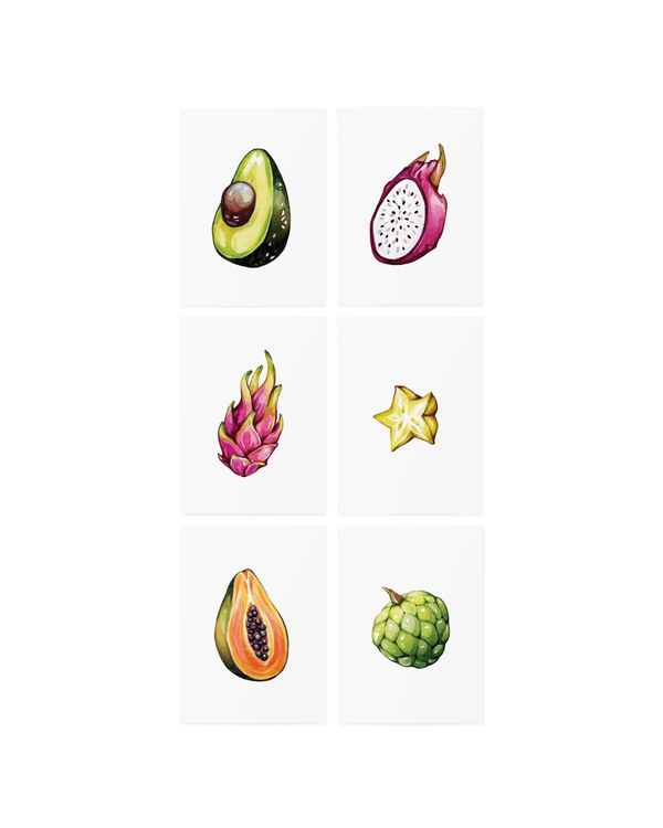 «Временные тату TATTon.me Tropical Fruits set», бренда TATTon.me - фото №1