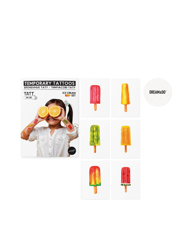 «Временные тату TATTon.me Ice Cream Set», бренда TATTon.me - фото №1