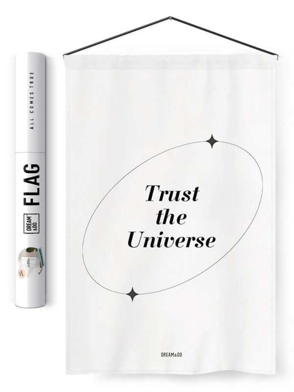  «Прапор 1DEA.me Dream&Do Flag «Trust the‎ Universe» (4820191132153)», бренду 1DEA.me - фото №1