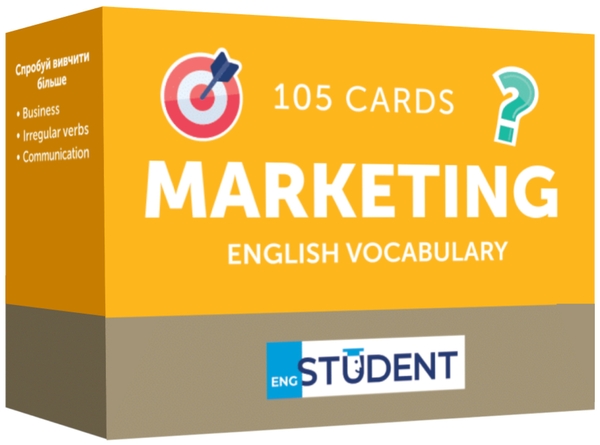 Бумажная книга «Marketing English Vocabulary. 105 карток» - фото №1