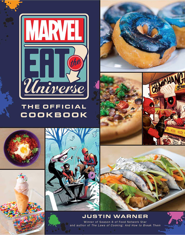 Бумажная книга «Marvel Eat the Universe: The Official Cookbook», автор Джастин Уорнер - фото №1