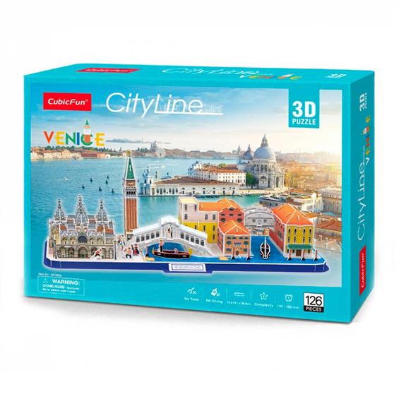  «Тривимірна головоломка-конструктор Cubic Fun City Line Венеція», бренда Cubic Fun - фото №1