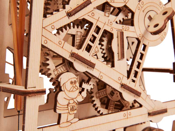 «Механический 3D-пазл Wood Trick Мельница (0001a)», бренда Wood Trick - фото №1