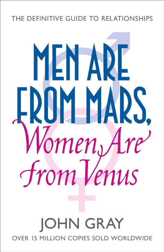 Паперова книга «Men Are from Mars, Women Are from Venus. A Practical Guide for Improving Communication and Getting What You Want in Your Relationships », автор Джон Грей - фото №1